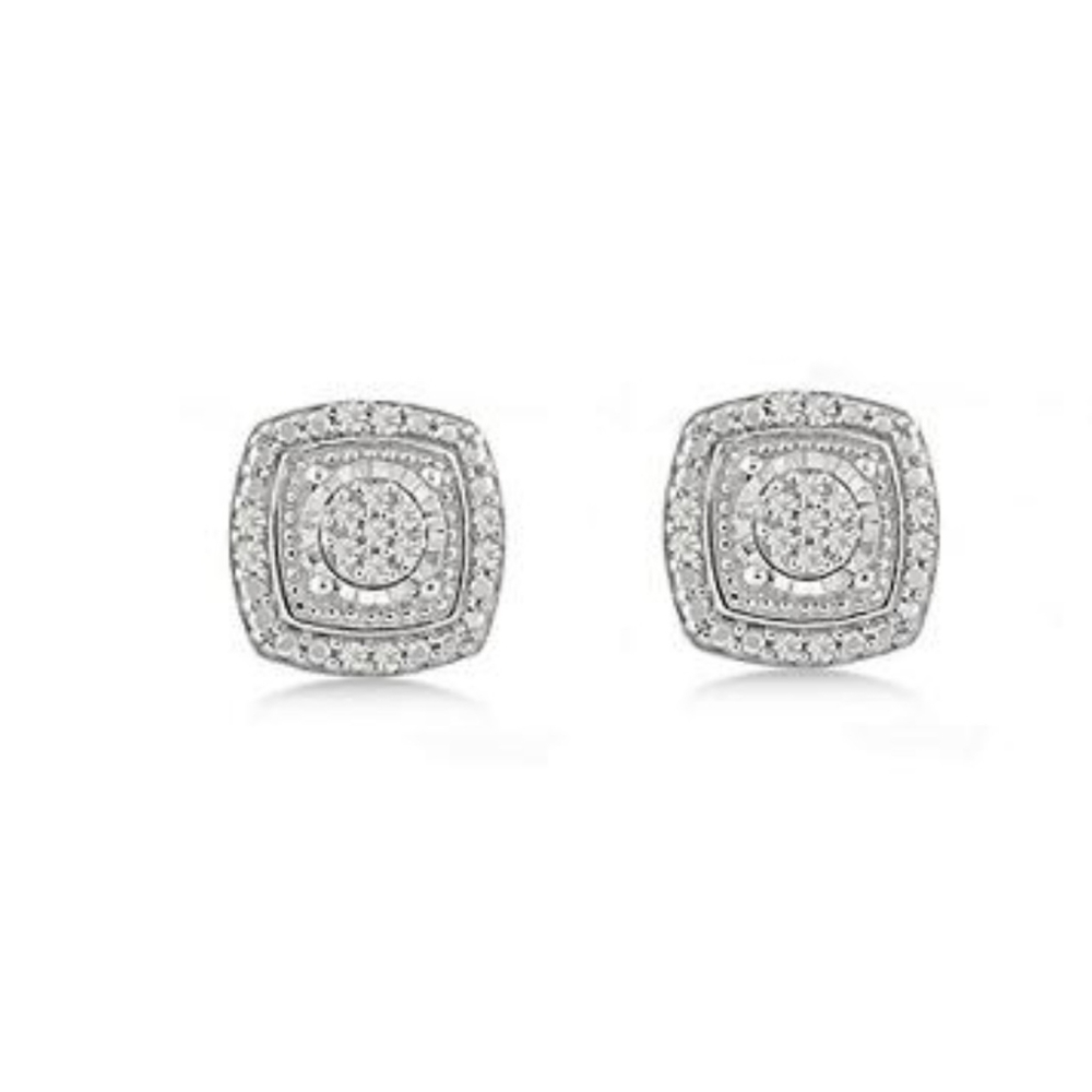 .10 ct. t.w. Diamond Cushion-Shaped Stud
